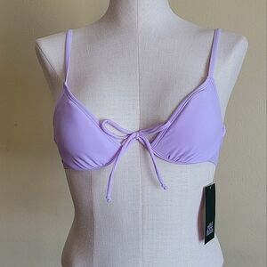 Lilac Front Bow Bikini Top | Wild Fable